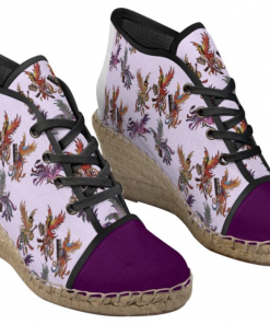 KP Lilac Womens Wedge Espadrilles