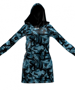 UWD Sapphire Womens Hoodie Dress